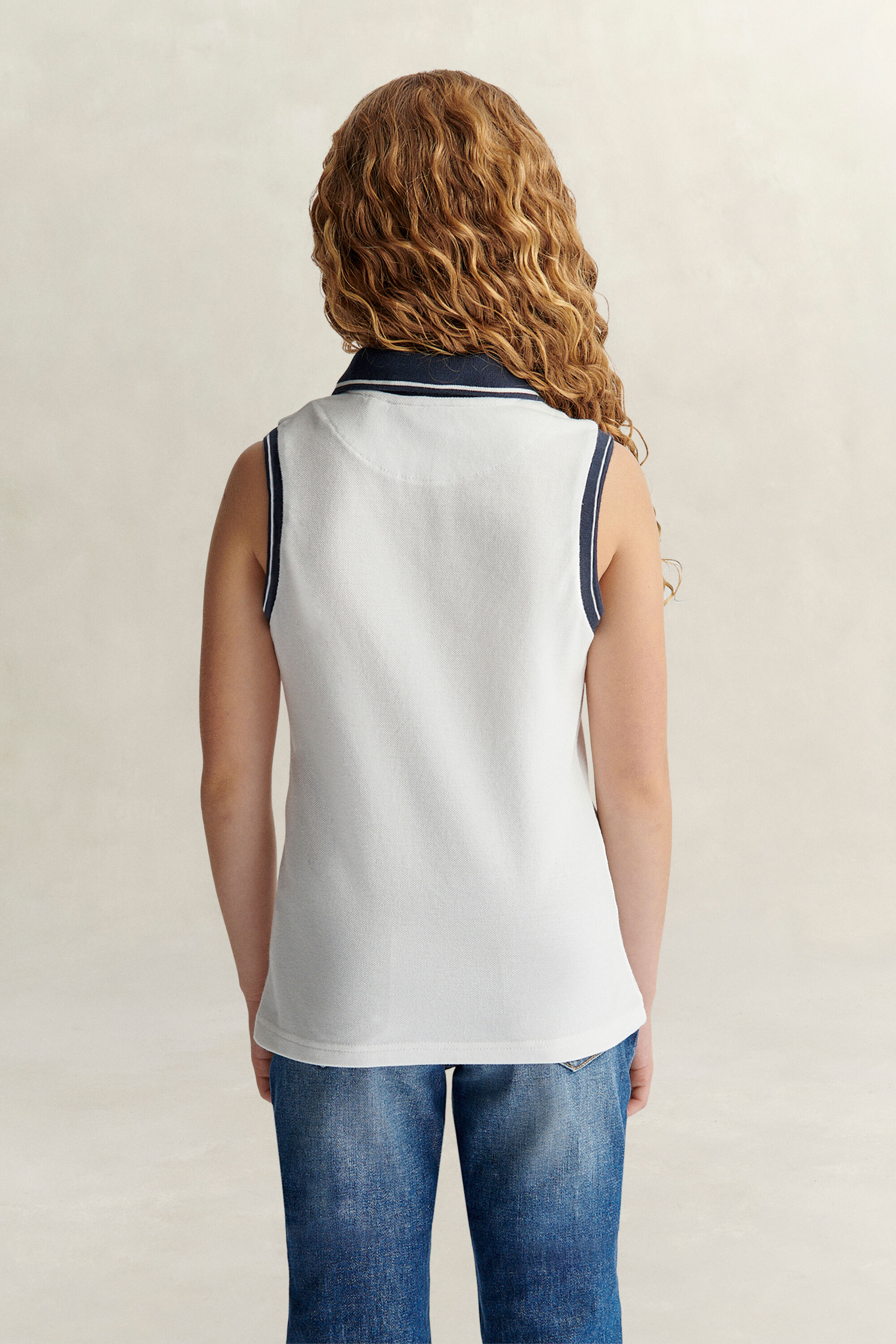 Polo Script smanicata Teen Girls
