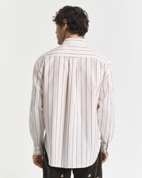 Camicia a righe Heritage in popeline relaxed fit