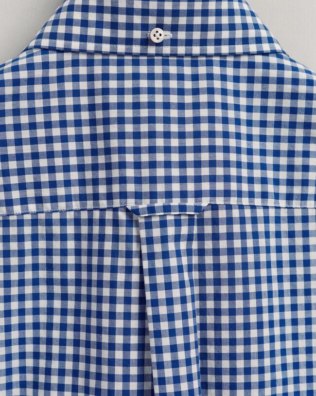 Camicia in broadcloth percalle maniche corte regular fit