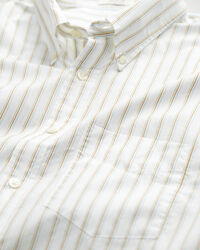 Camicia a maniche corte a righe Heritage Poplin relaxed fit