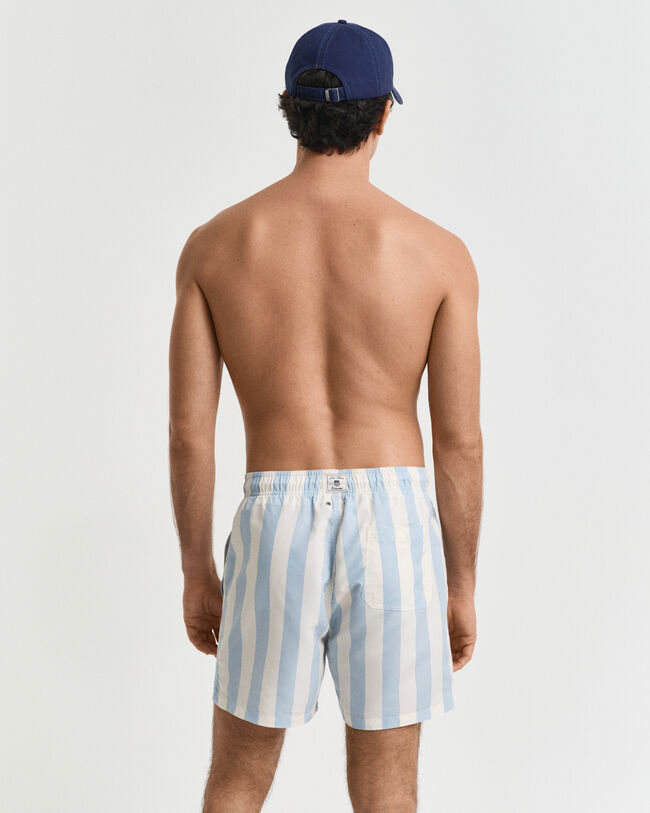 Pantaloncini da bagno a righe larghe