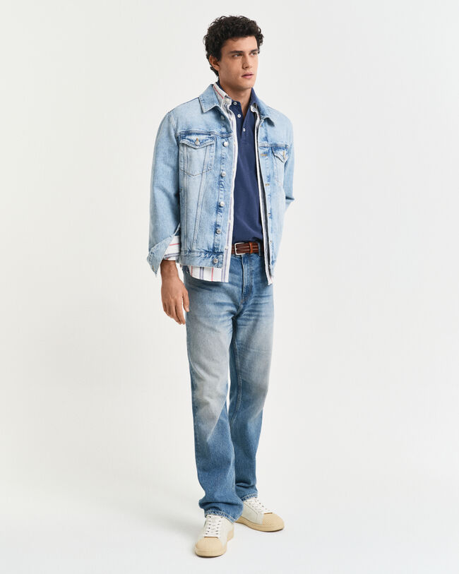 Polo Sunfaded in piqué