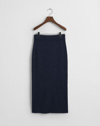 Gonna a maglia in lana