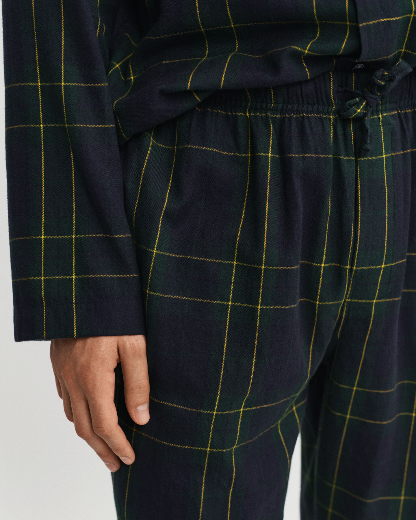 Confezione regalo di pigiama in flanella a quadri