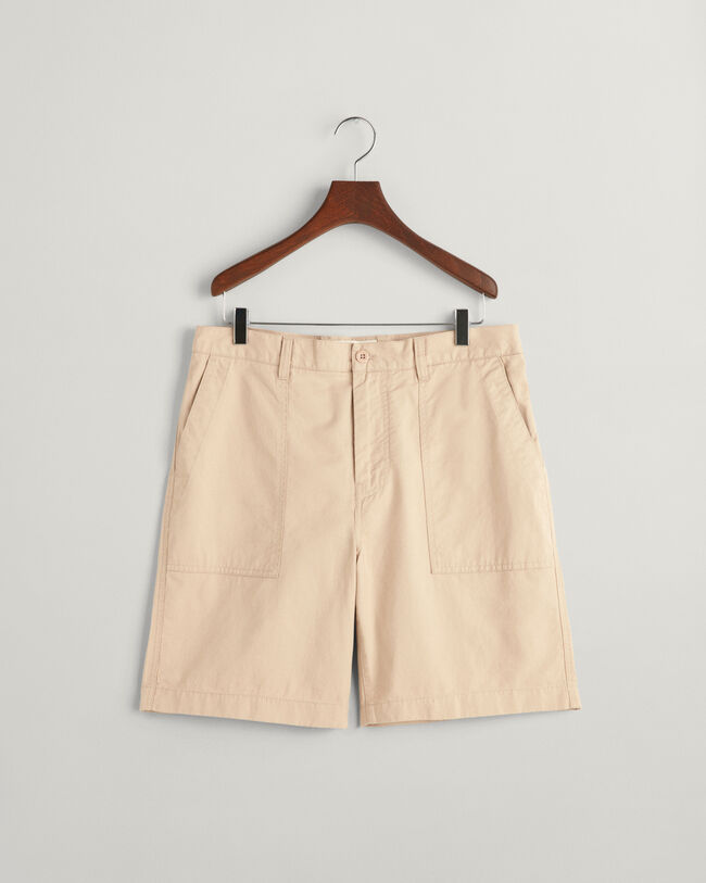 Pantaloncini in lino-cotone regular fit