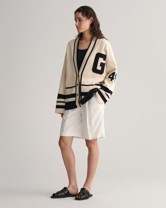 Cardigan GANT Varsity con scollo a V