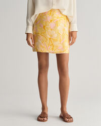 Minigonna a portafoglio Magnolia Print