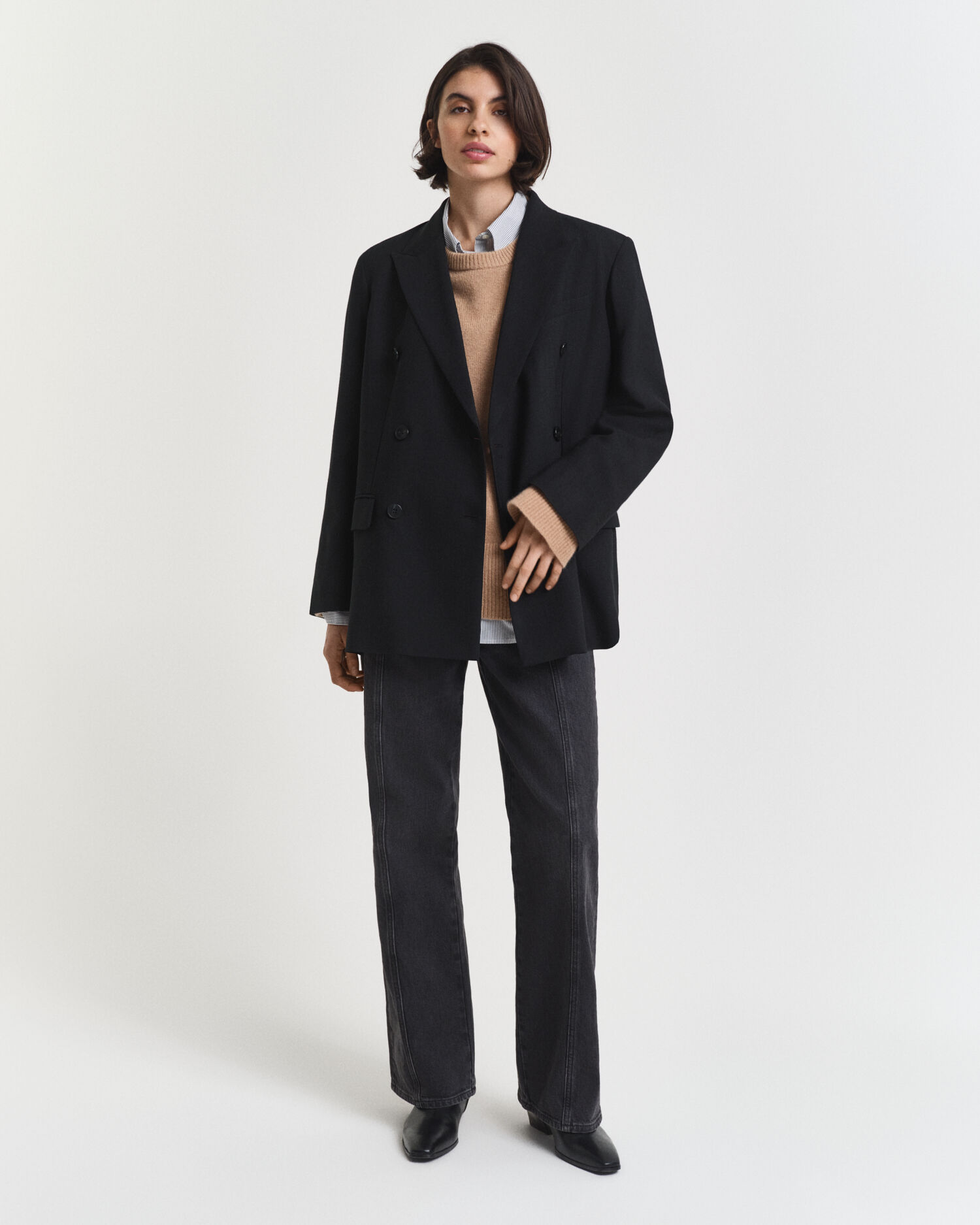 Maglia girocollo in cashmere