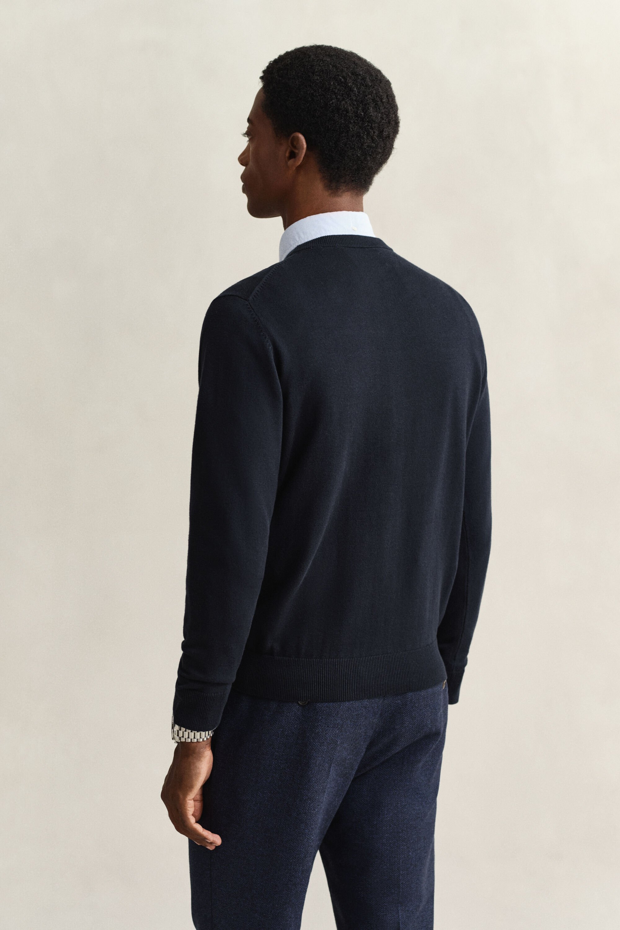 Maglia girocollo in cotone