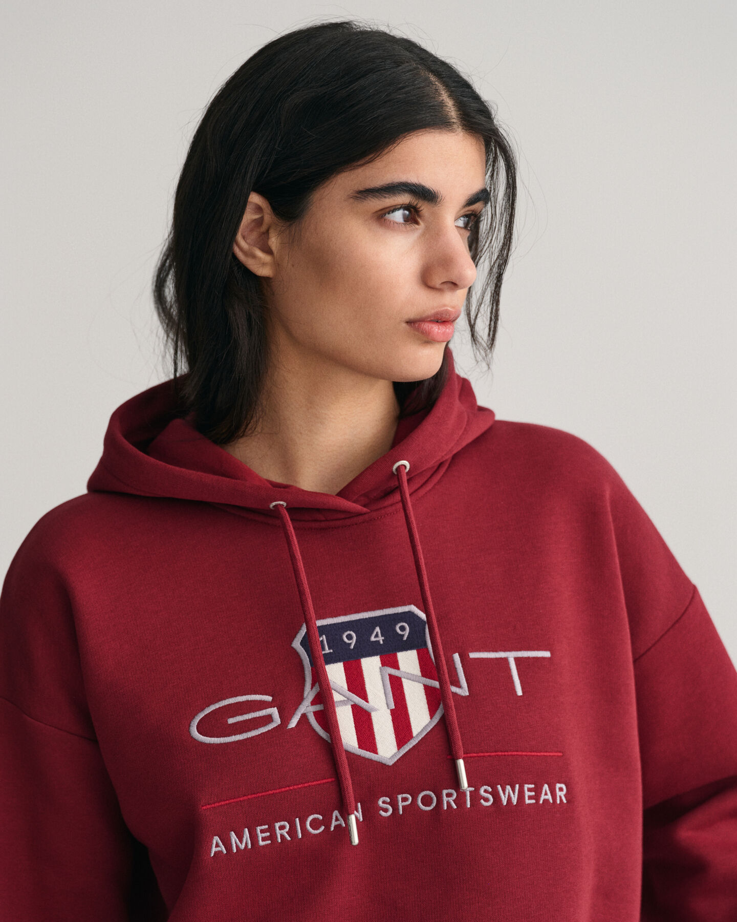 Felpa Archive Shield con cappuccio