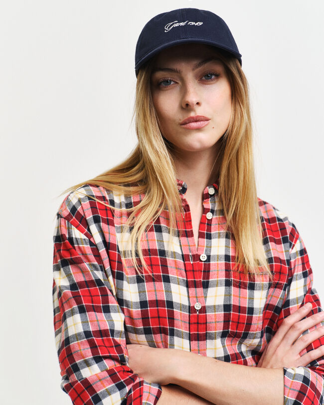 Cappellino Script in cotone lavato