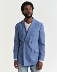 Giacca da abito in lana mouliné regular fit