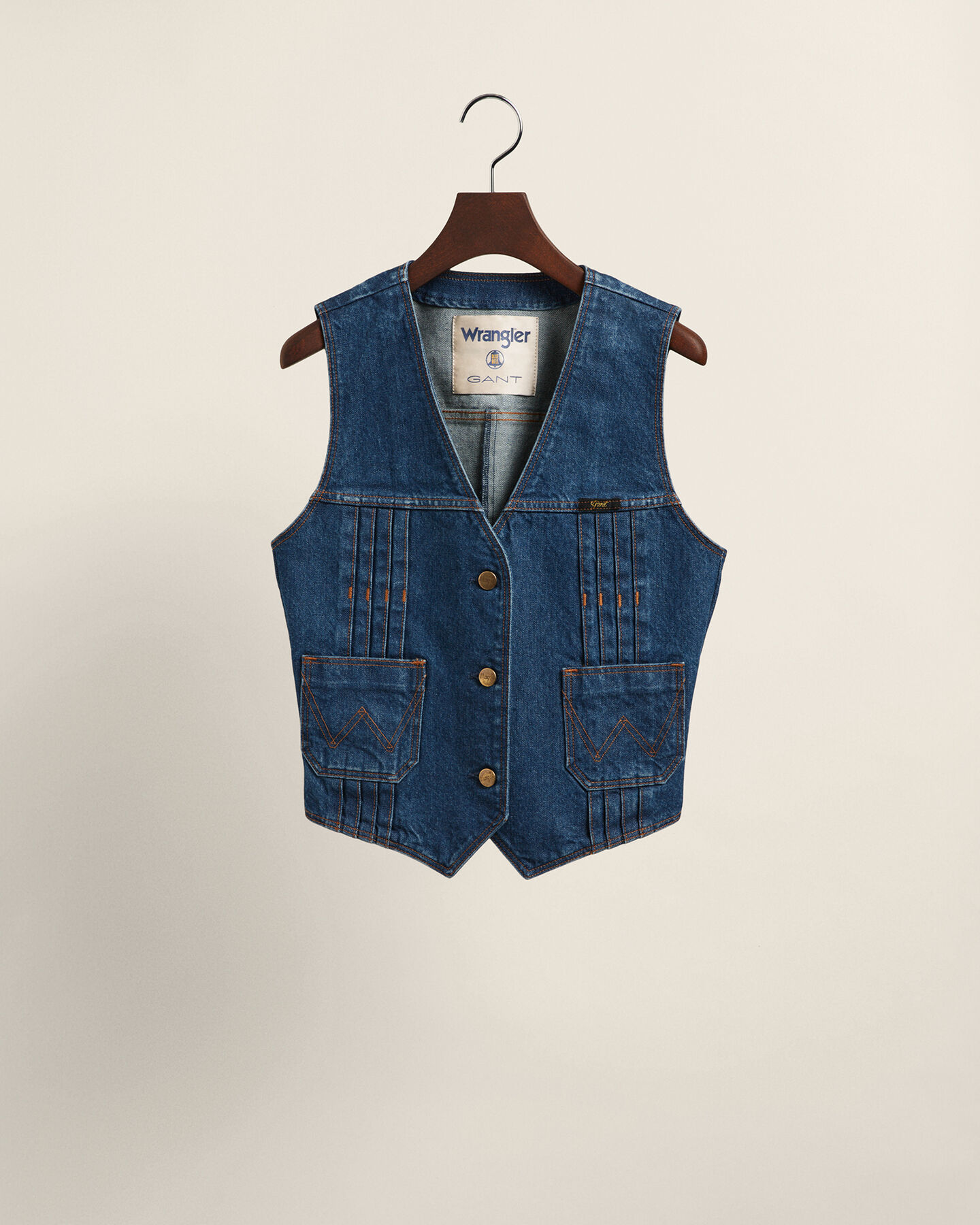 Gilet di jeans Wrangler x GANT