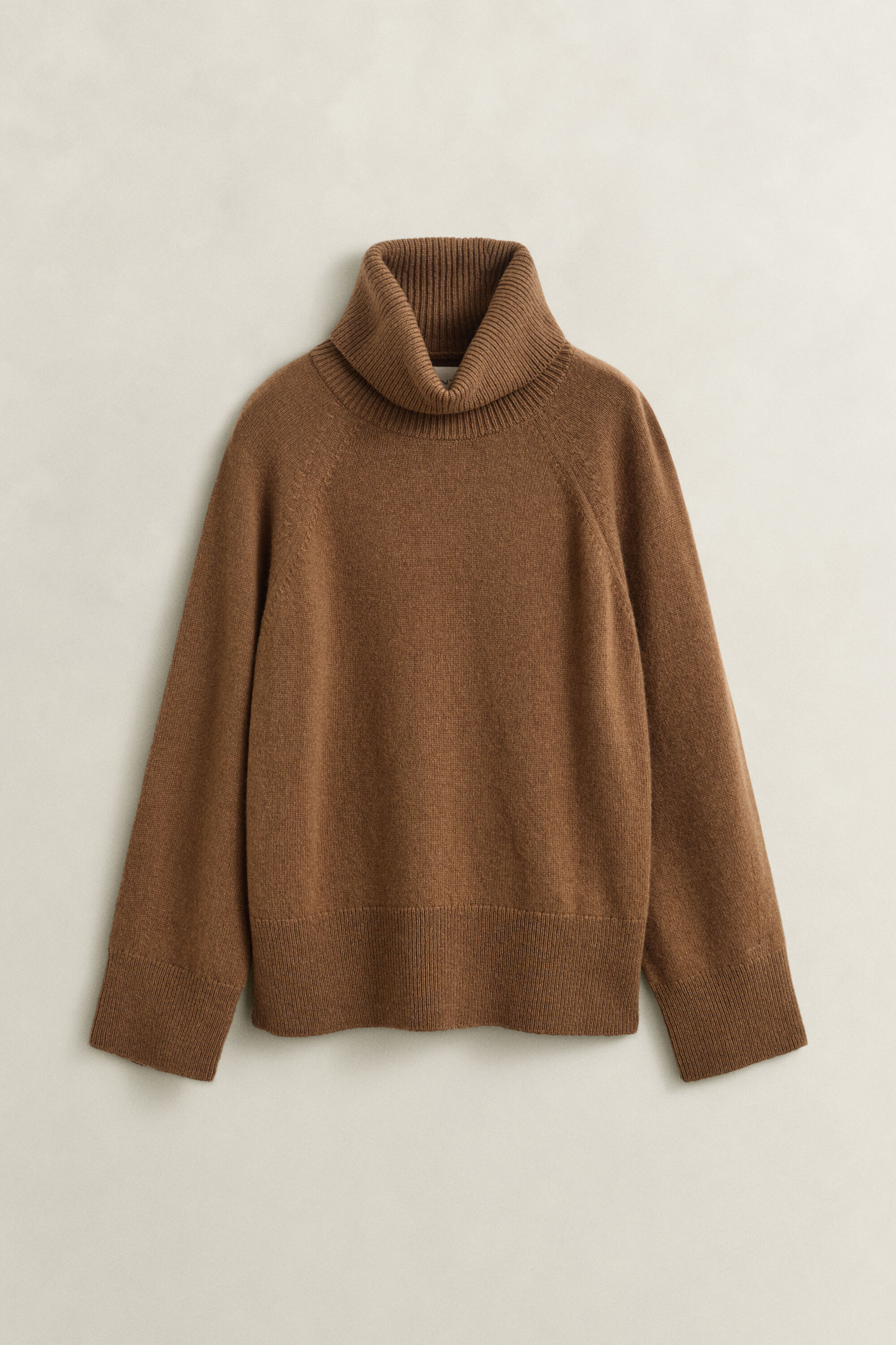 Maglia a collo alto in cashmere e lana