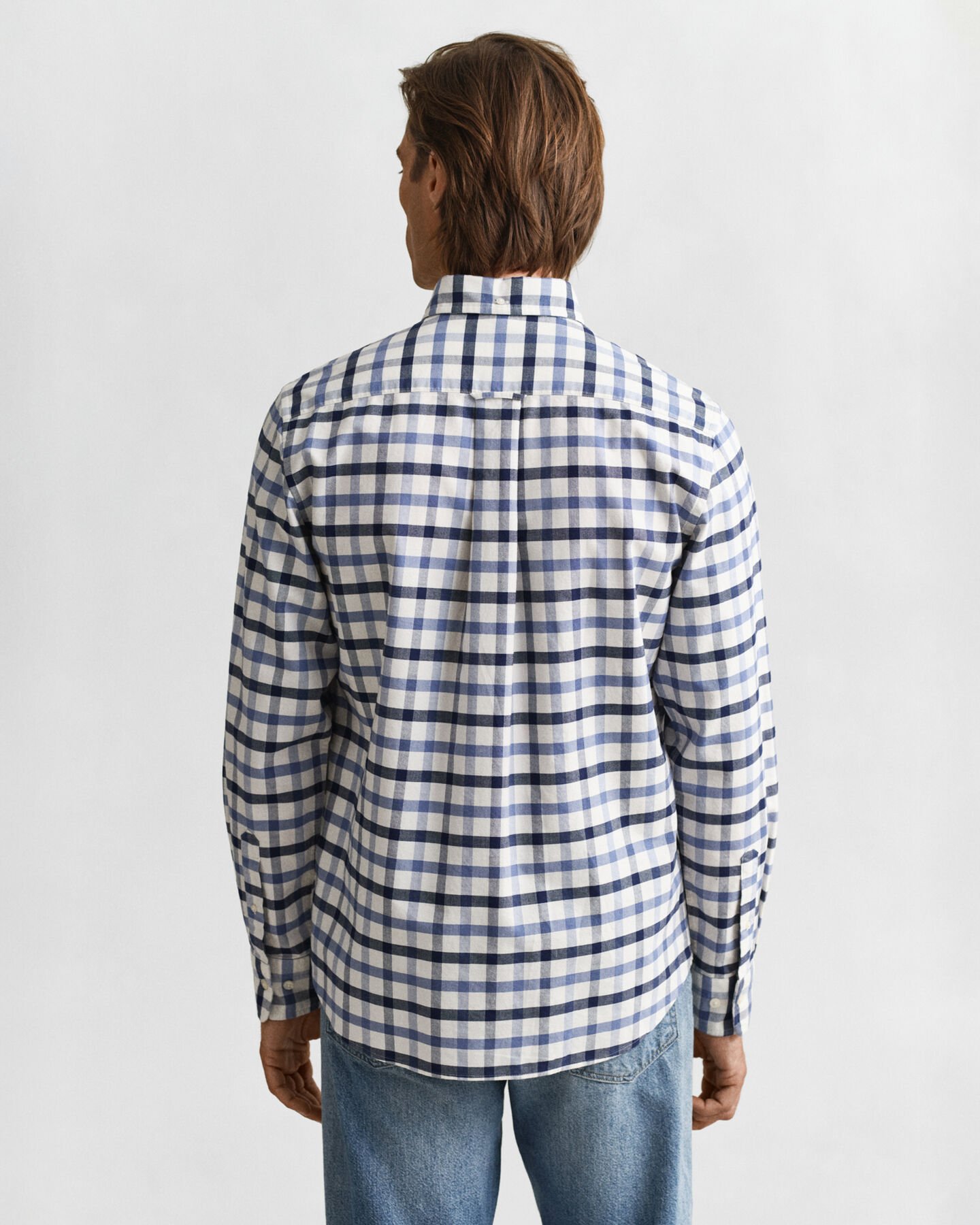 Camicia Oxford a quadri regular fit