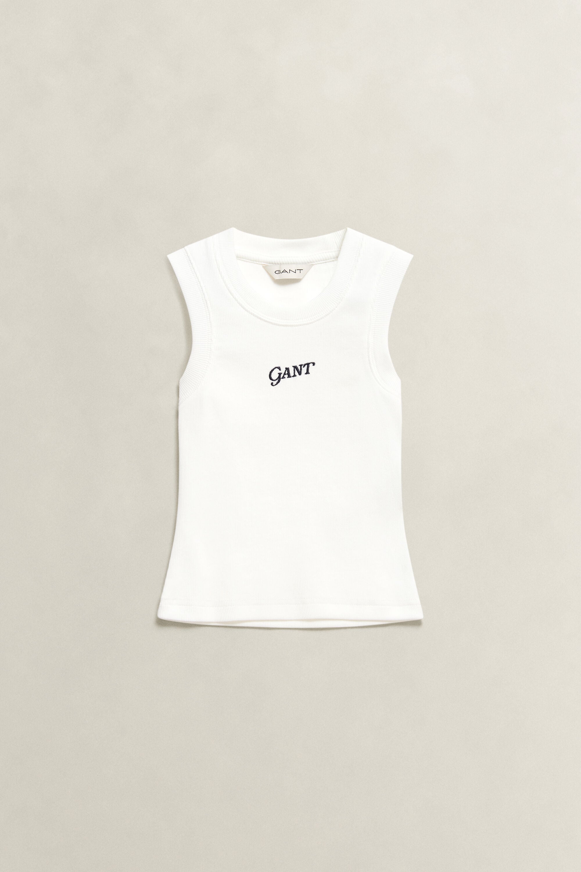 Canotta a coste con logo Girls