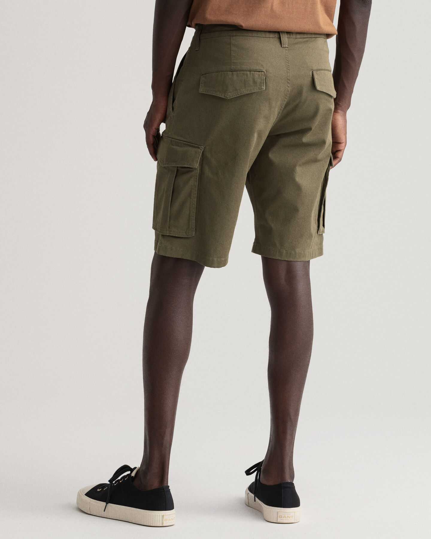 Pantaloncini cargo in twill relaxed fit