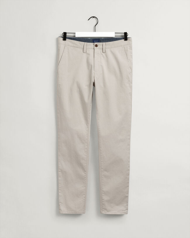 Pantaloni chino Hallden in twill slim fit