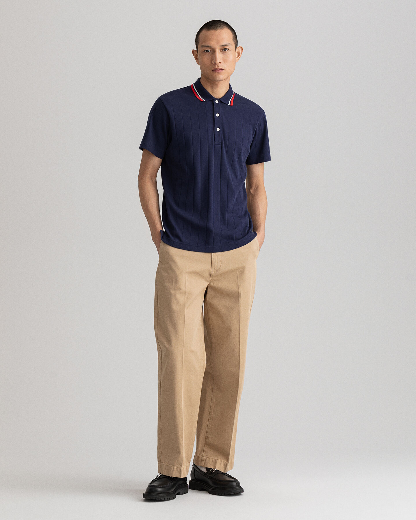 Rugger punto calato a maniche corte