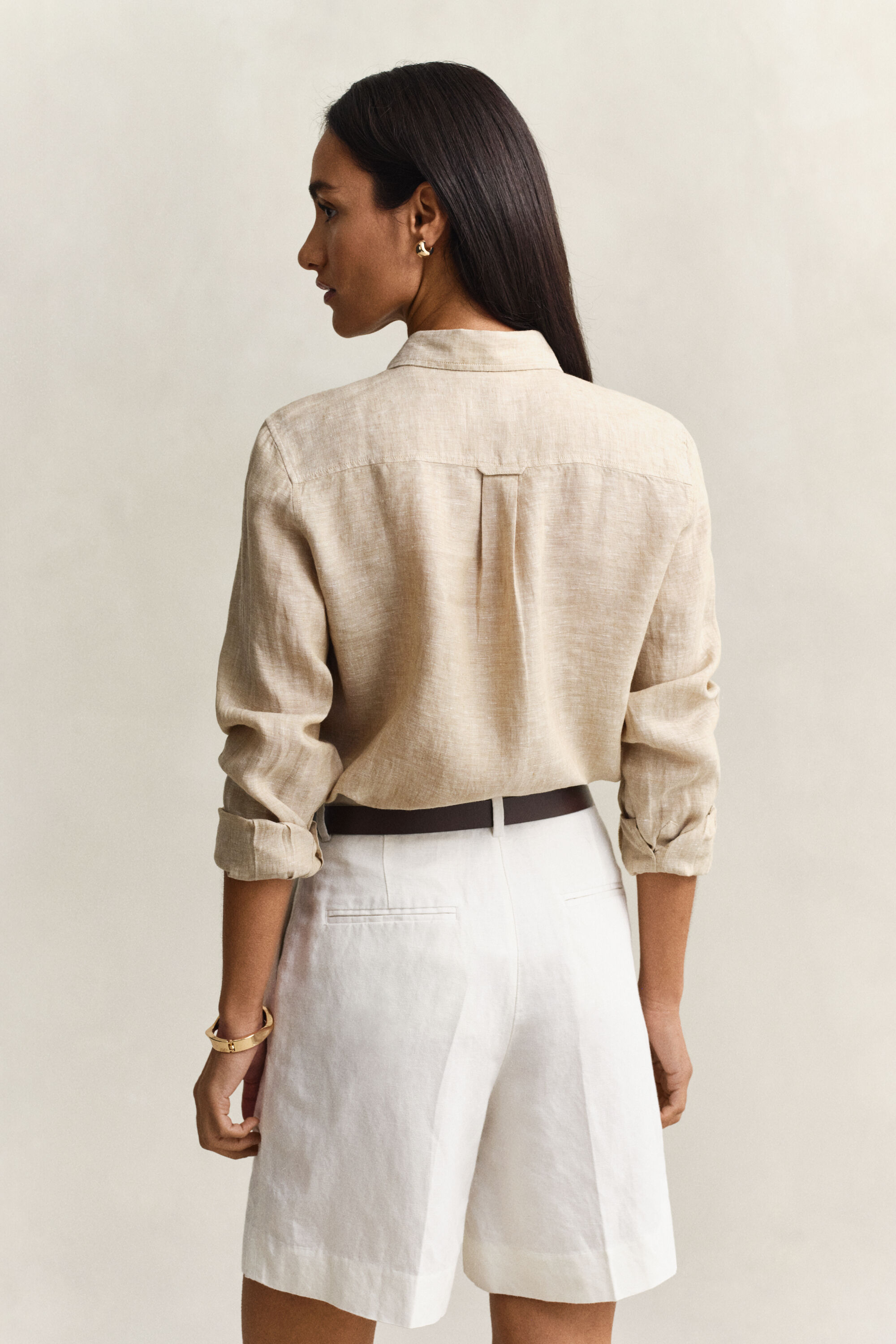 Camicia di lino regular fit