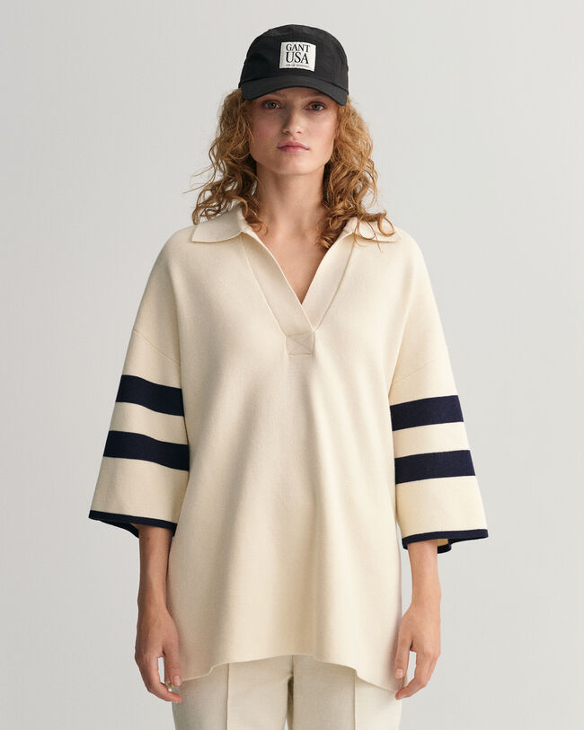 Heavy Rugger con maniche corte a righe