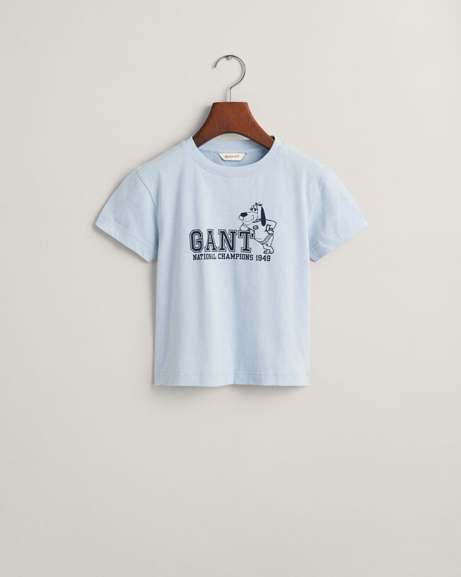 T-shirt GANT con stampa di cane Kids