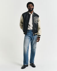 GANT Varsity Jacket in pelle
