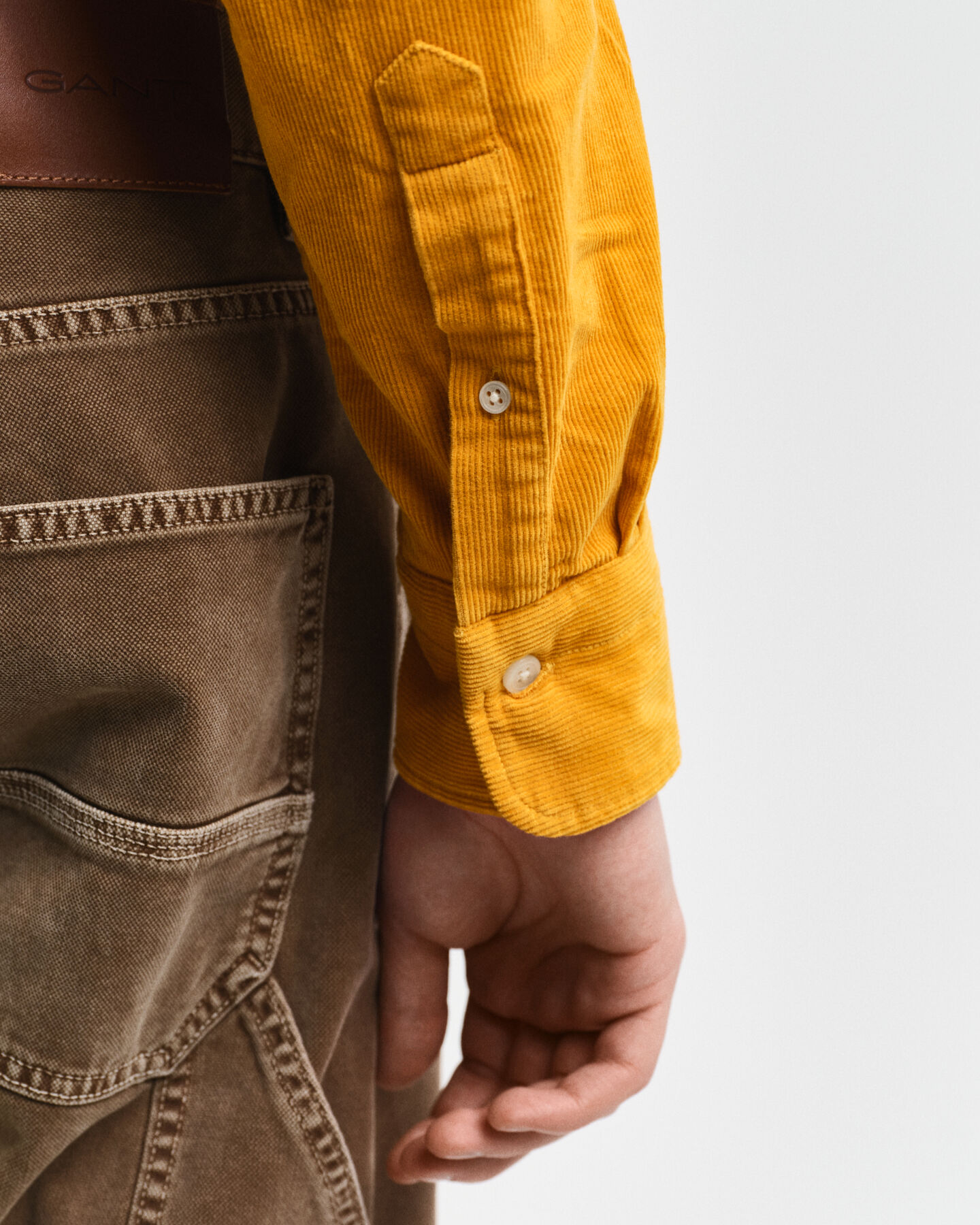 Camicia in velluto a coste regular fit