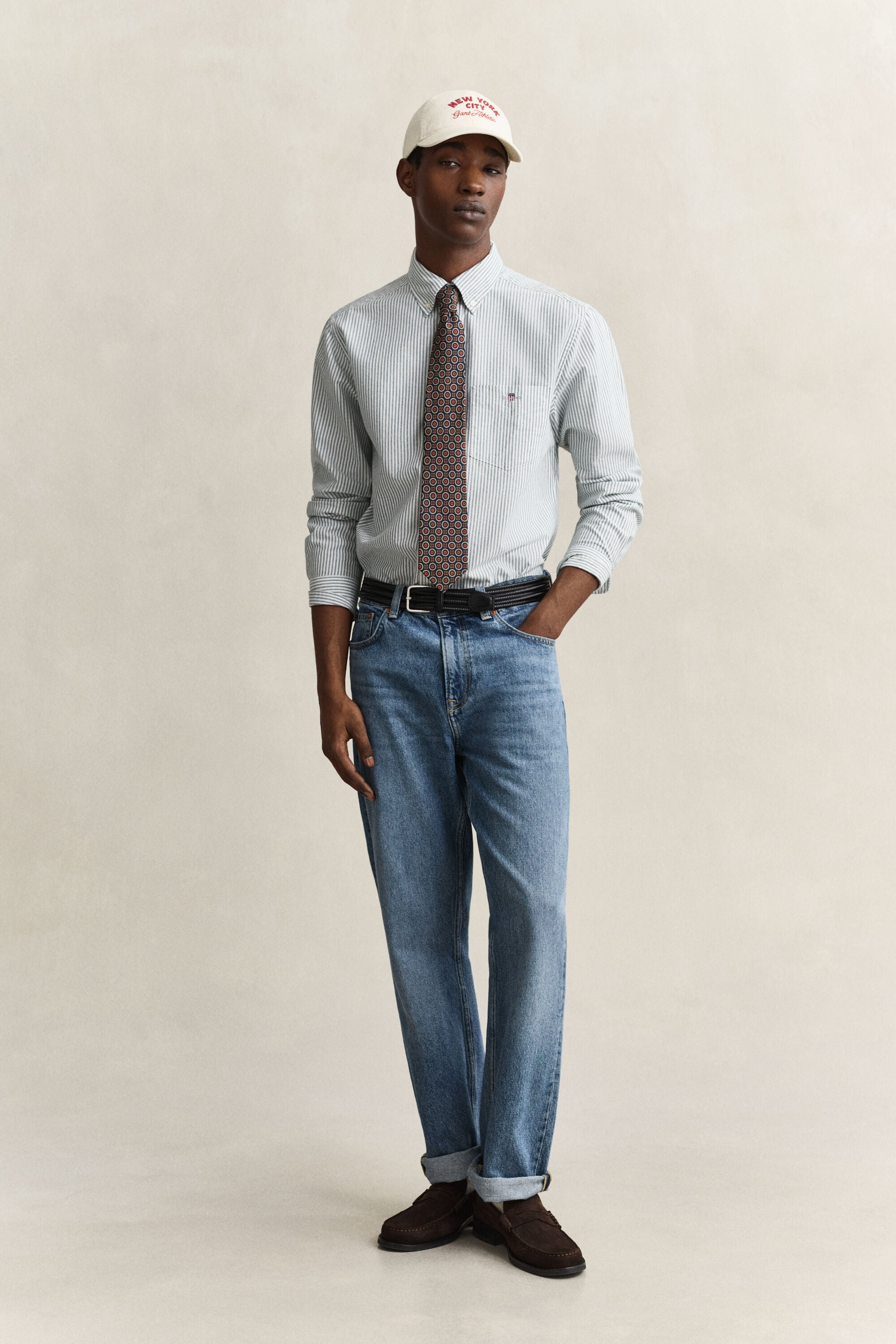 Camicia Oxford a righe Classic regular