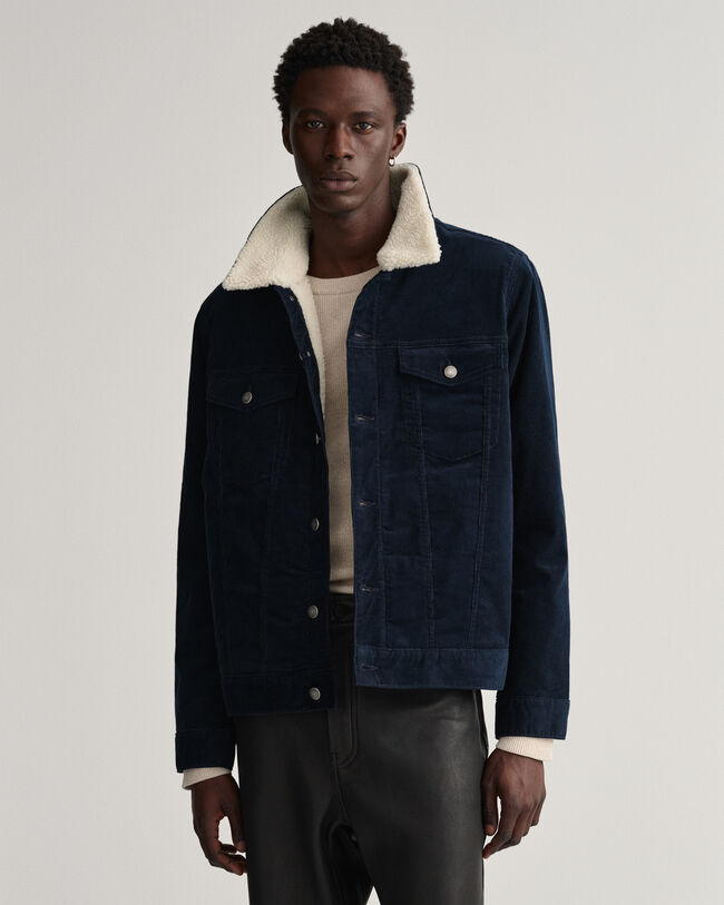 Giacca Trucker in velluto a coste