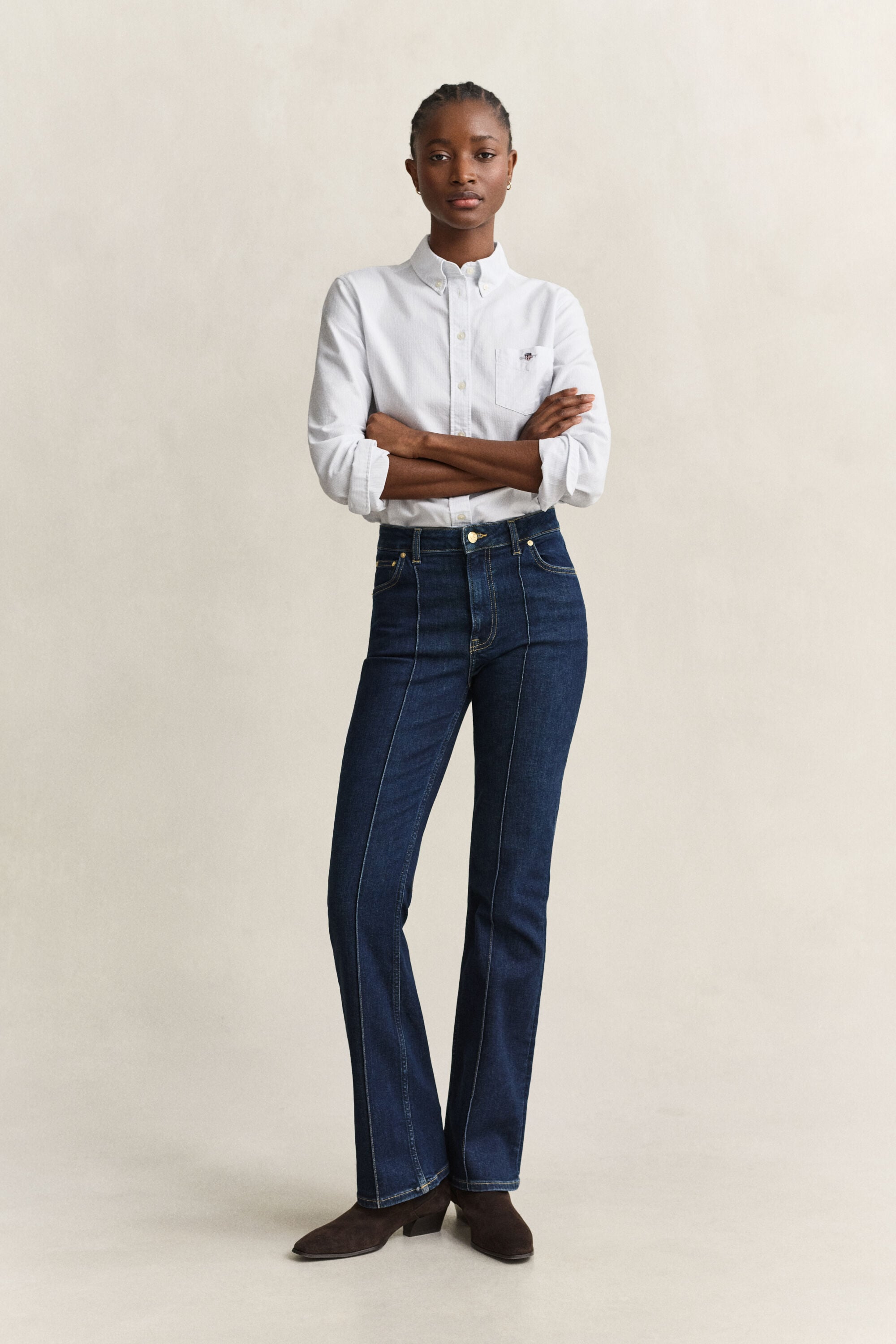 Camicia Oxford classica a righe