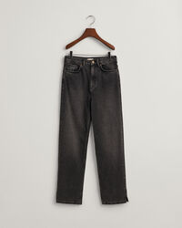 Jeans con fondo con spacco e gamba dritta Teen Girls