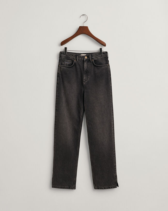 Jeans con fondo con spacco e gamba dritta Teen Girls