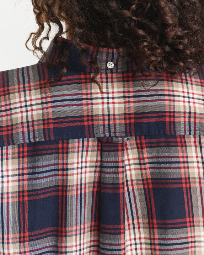 Camicia in flanella a quadri relaxed fit