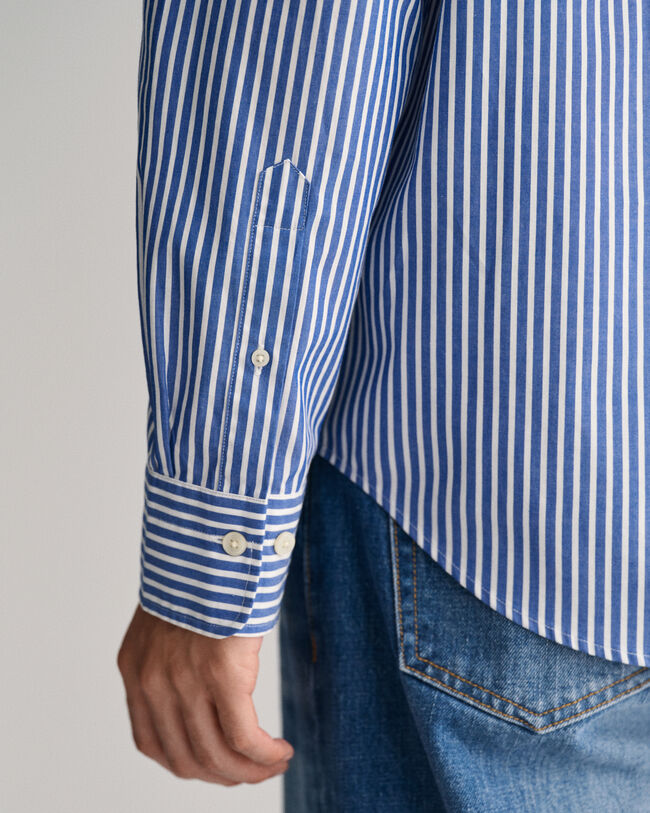 Camicia in popeline Dragon Crest relaxed fit