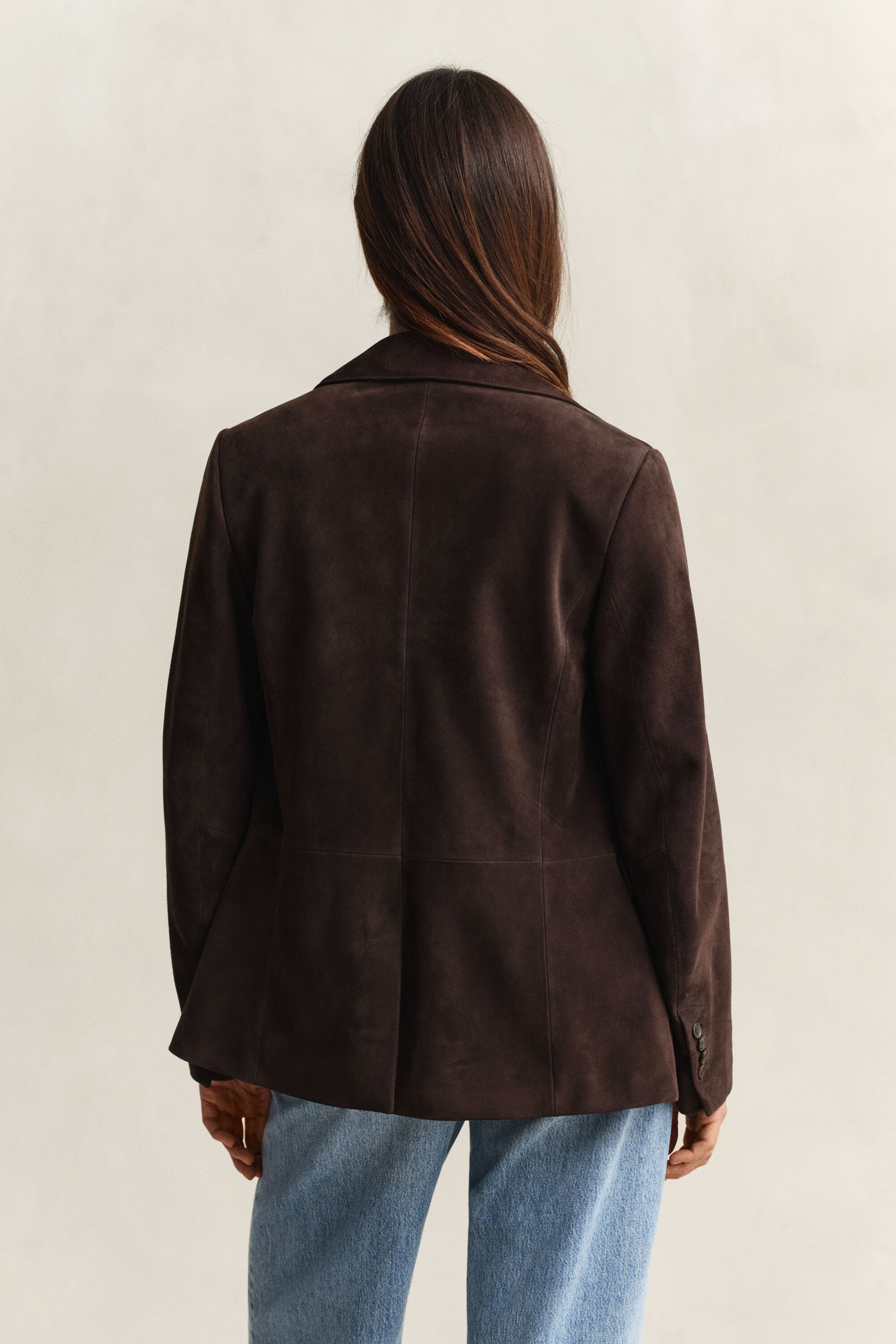 Blazer Club in camoscio