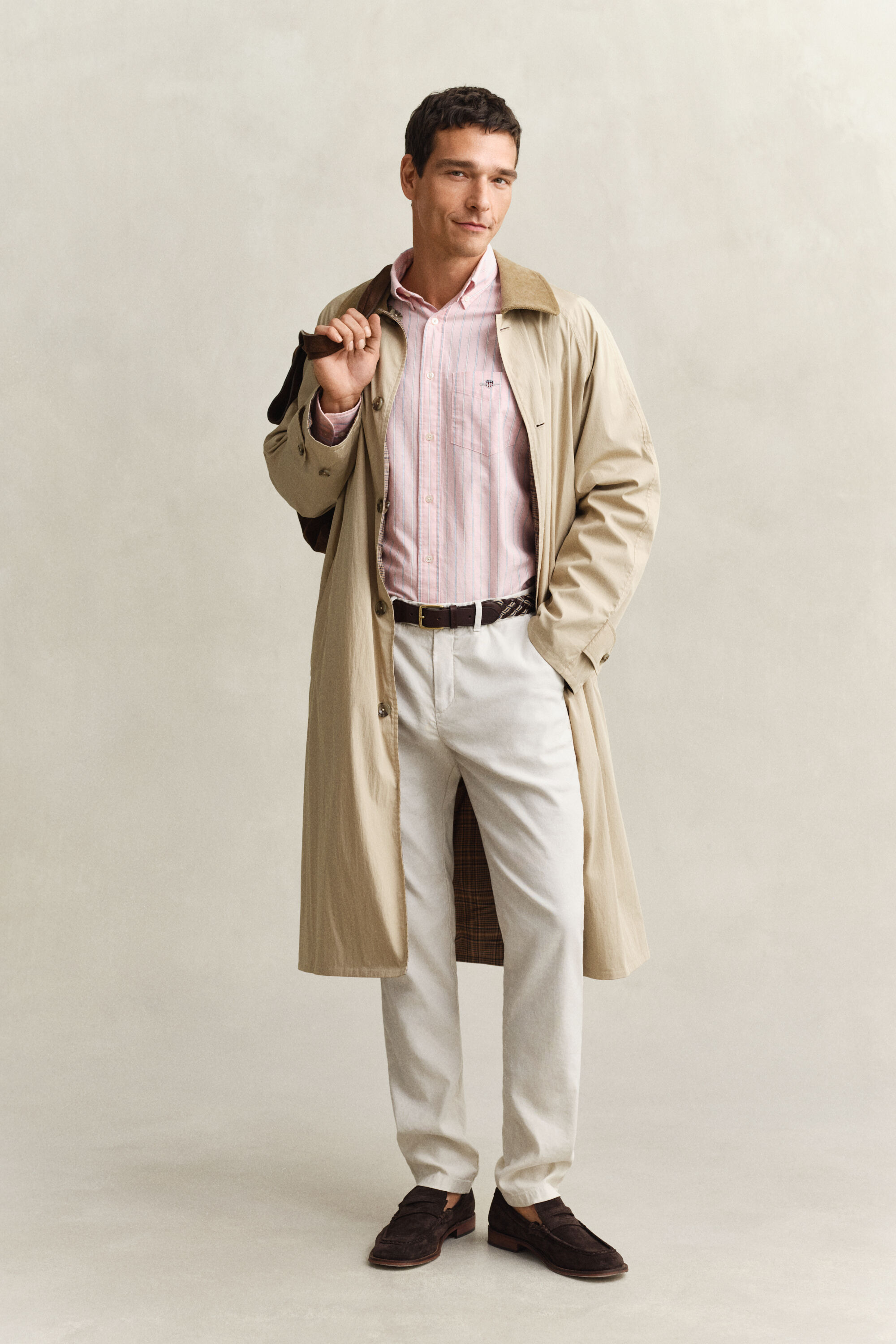 Camicia Oxford classica a righe