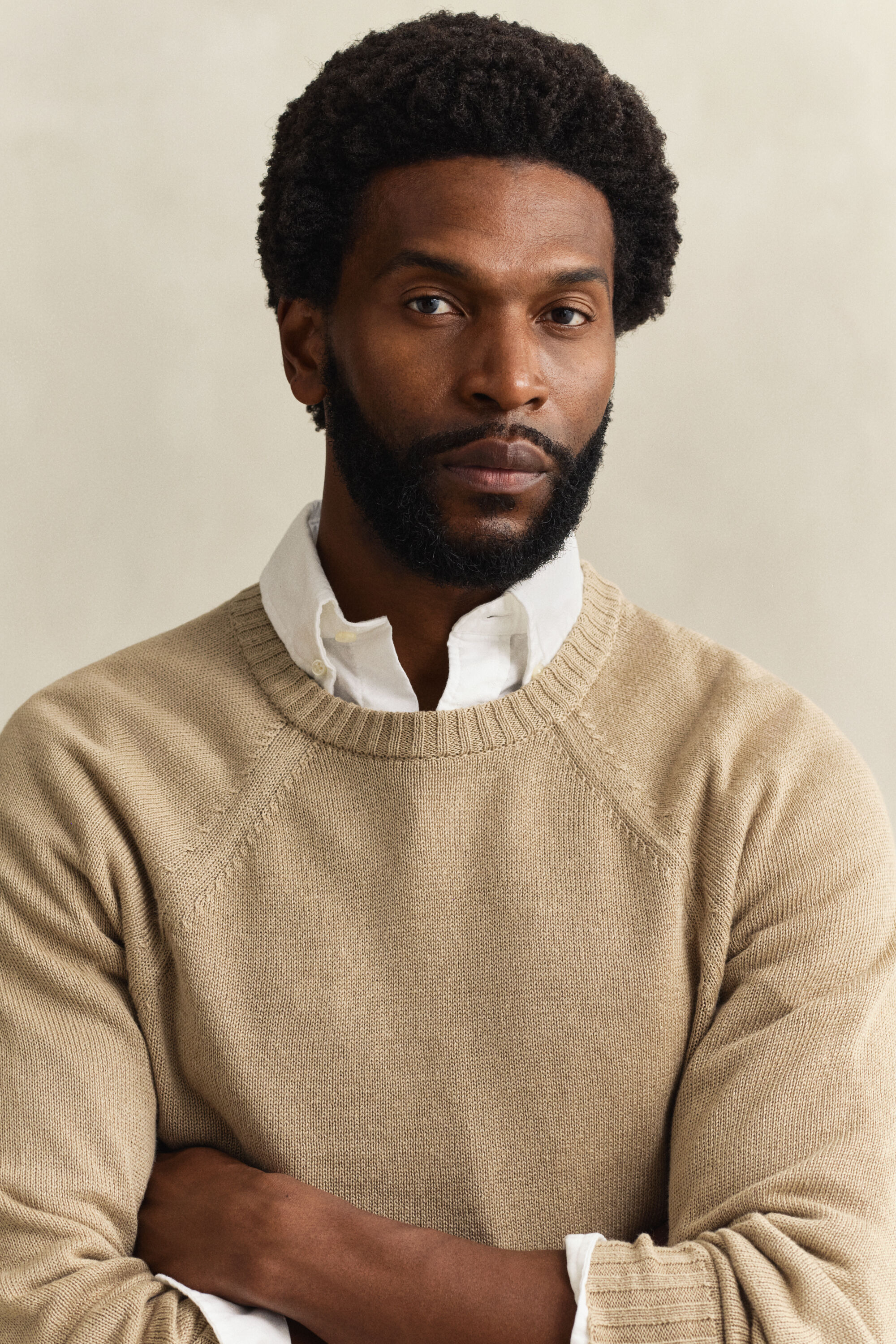 Maglia in misto lino