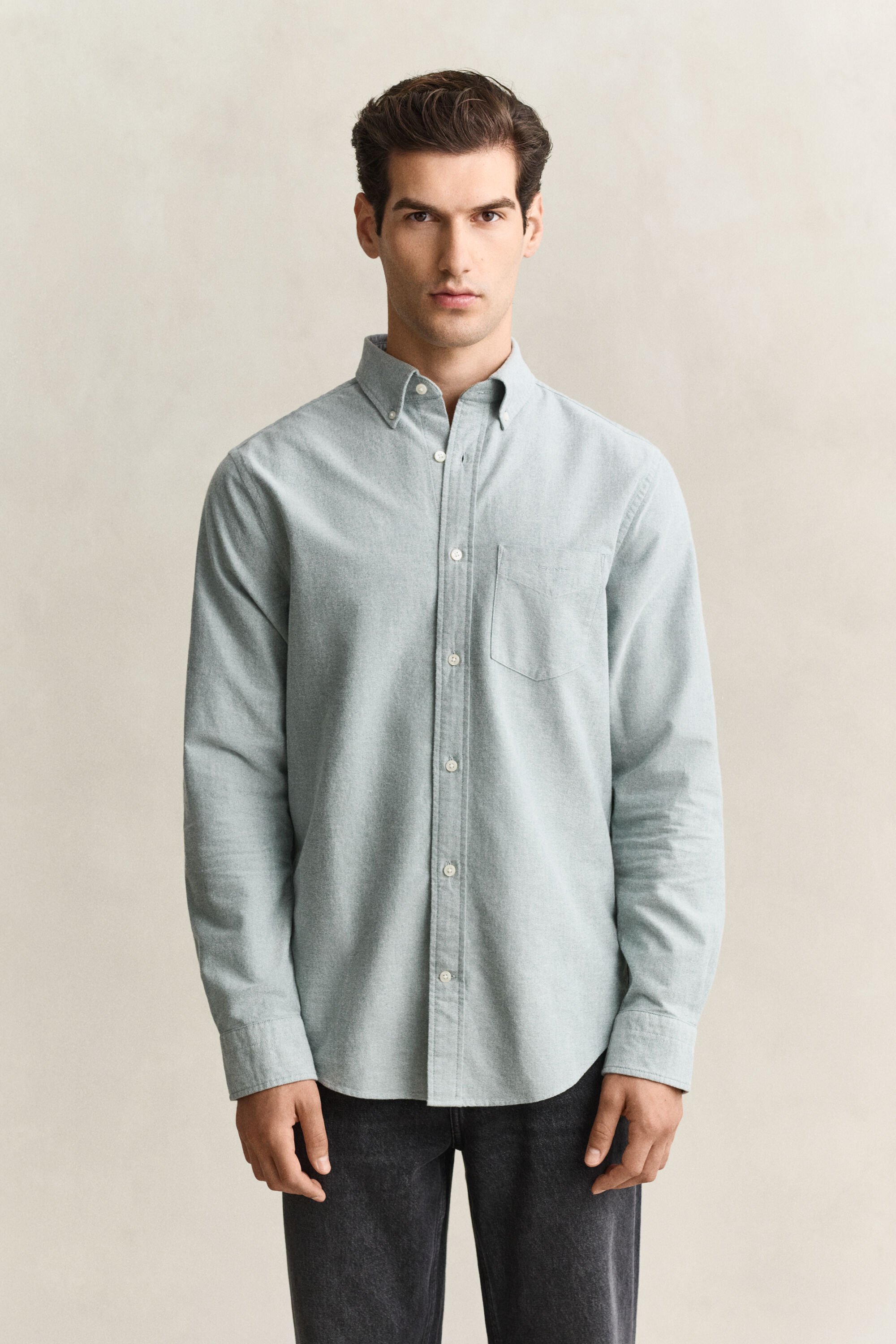 Camicia Oxford spazzolata