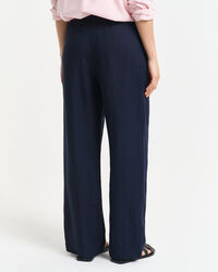 Pantaloni Pull-on in misto lino relaxed fit