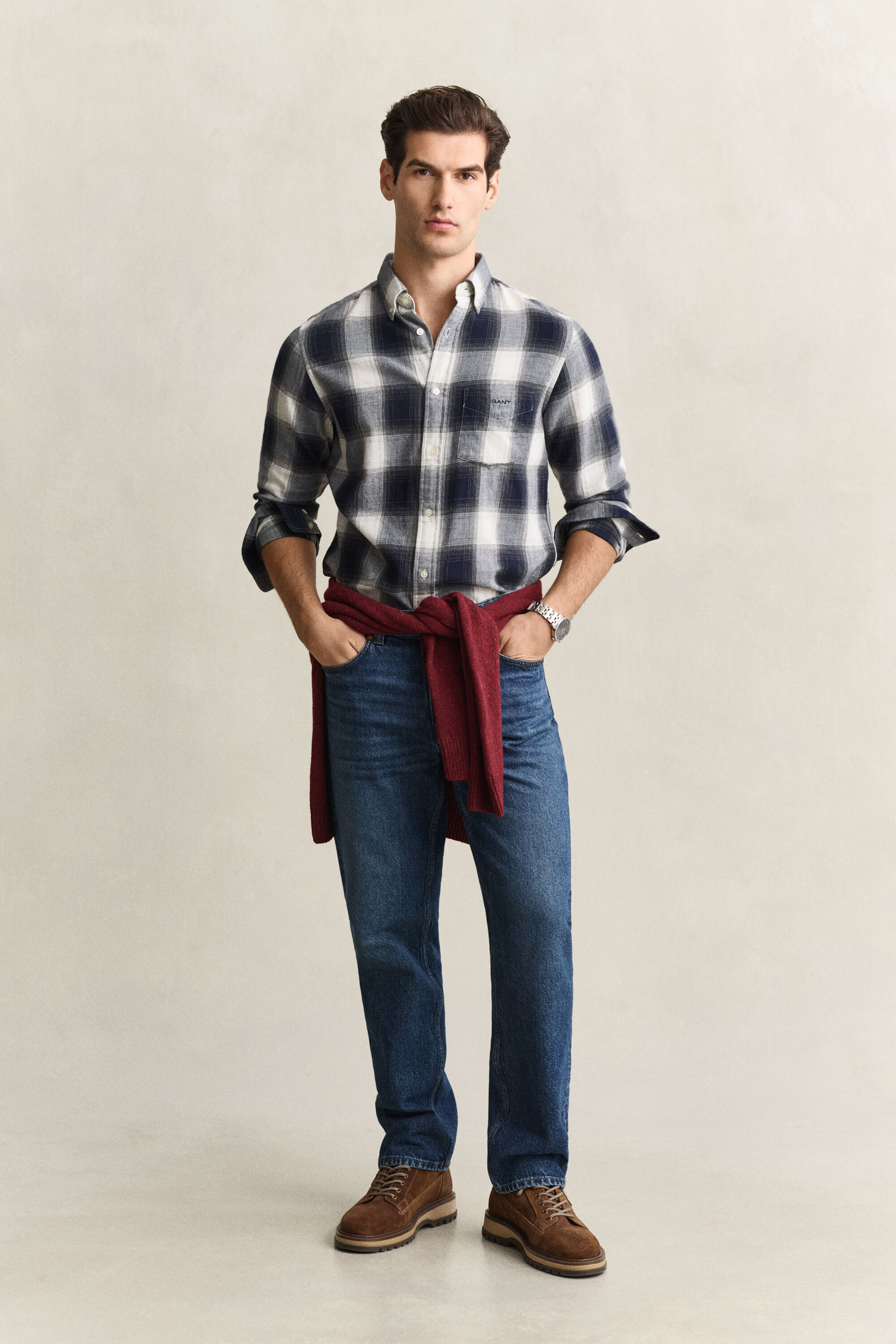 Camicia in flanella a quadri Windblown