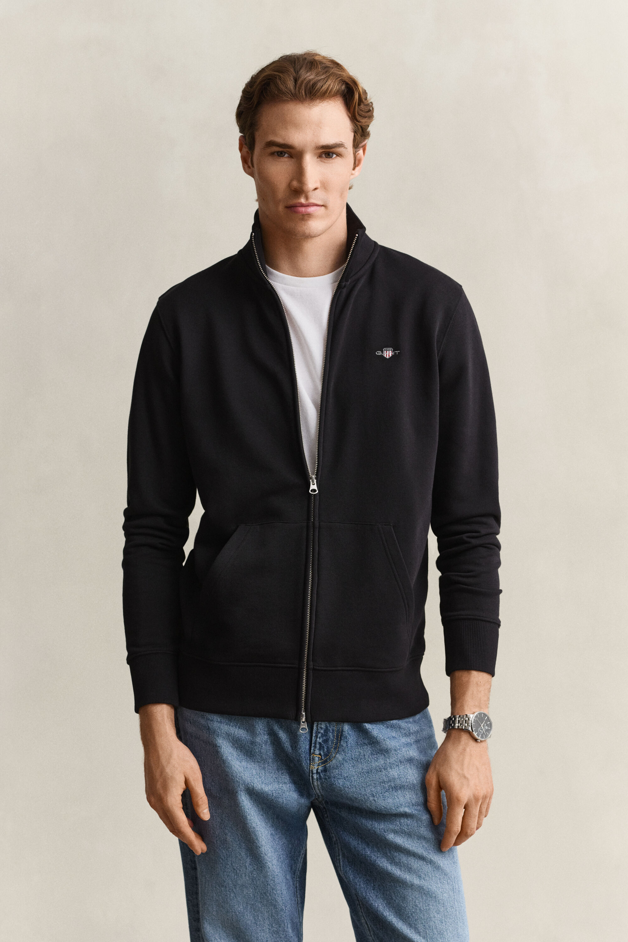 Felpa Shield con zip