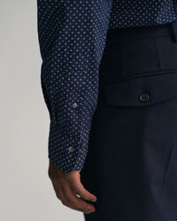 Camicia con microstampa regular fit