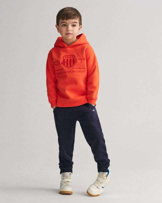 Felpa con cappuccio Contrast Shield Kids