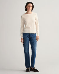 Maglia girocollo in lana d&rsquo;agnello extrafine