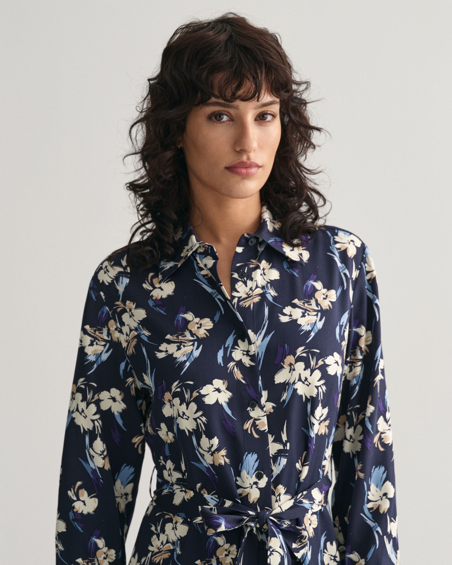Abito chemisier con stampa Floral Print