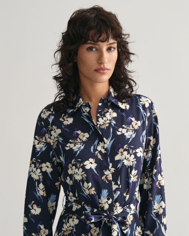Abito chemisier con stampa Floral Print