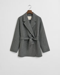 Giacca cucita a mano con cintura