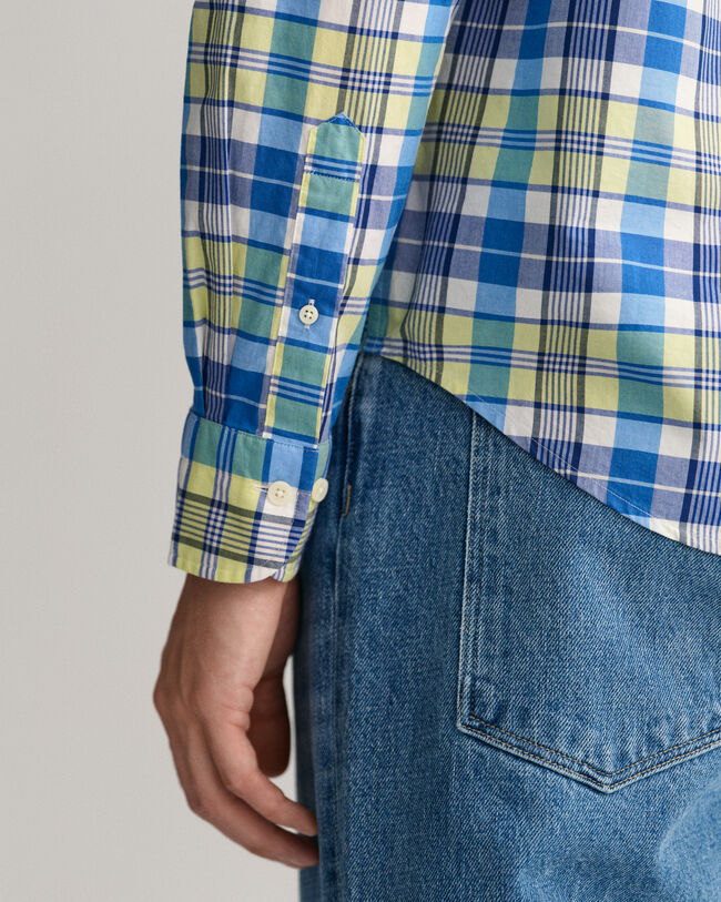 Camicia a quadri colorata regular fit