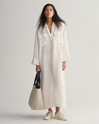Maxi caftano in lino